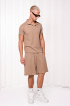 Slim Waffle Shorts
