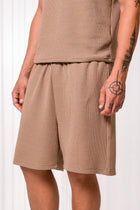 Slim Waffle Shorts