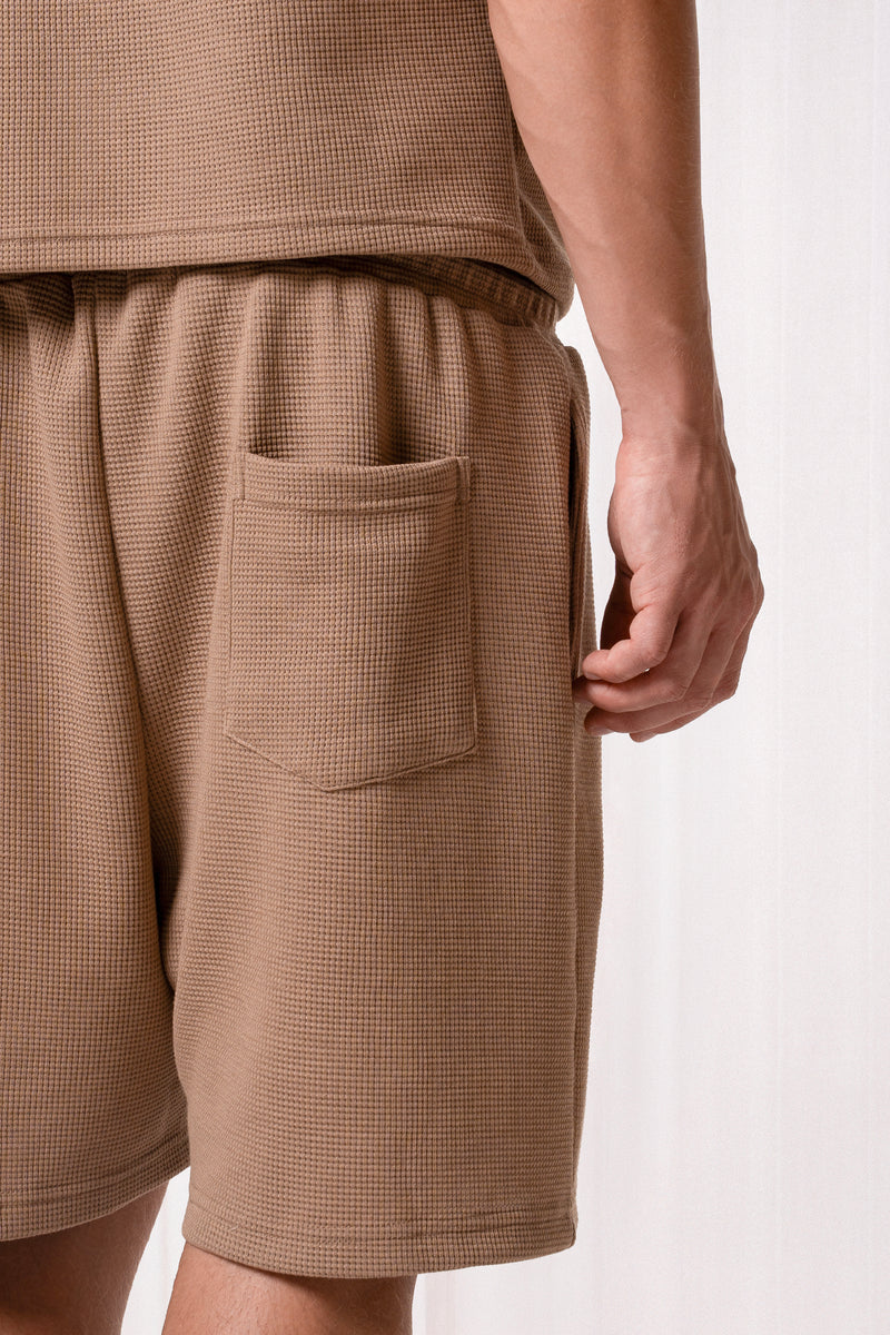 Slim Waffle Shorts