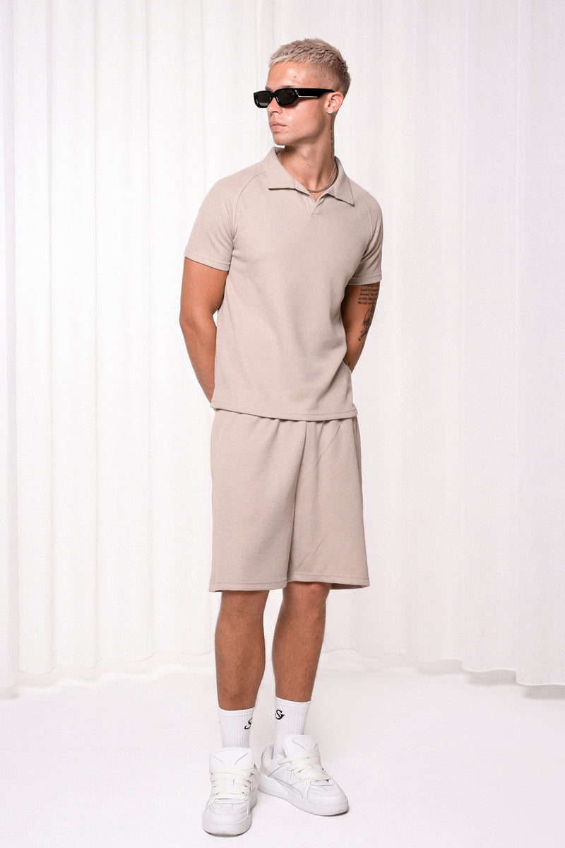 Slim Waffle Shorts