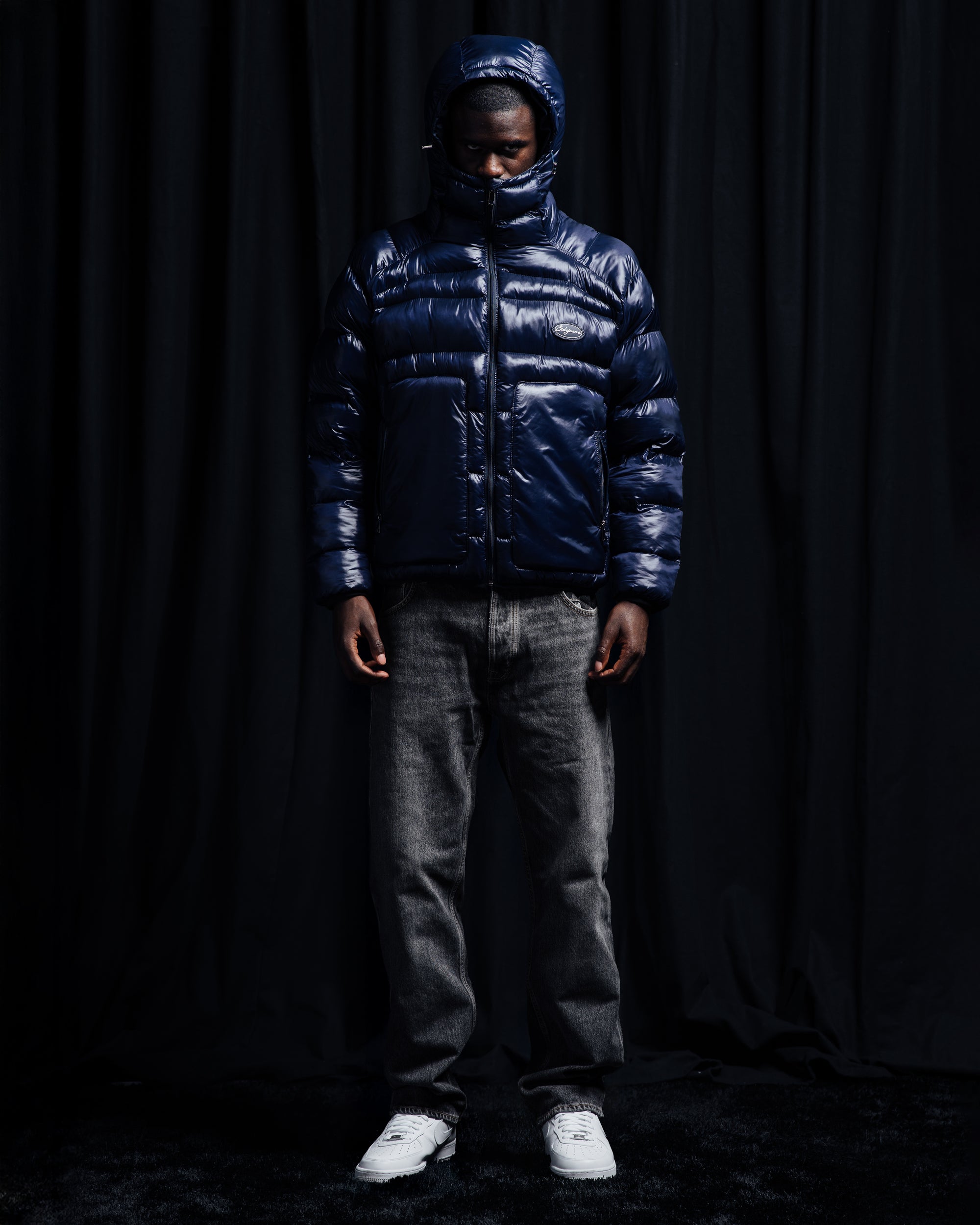 Glossy Puffer Jacket