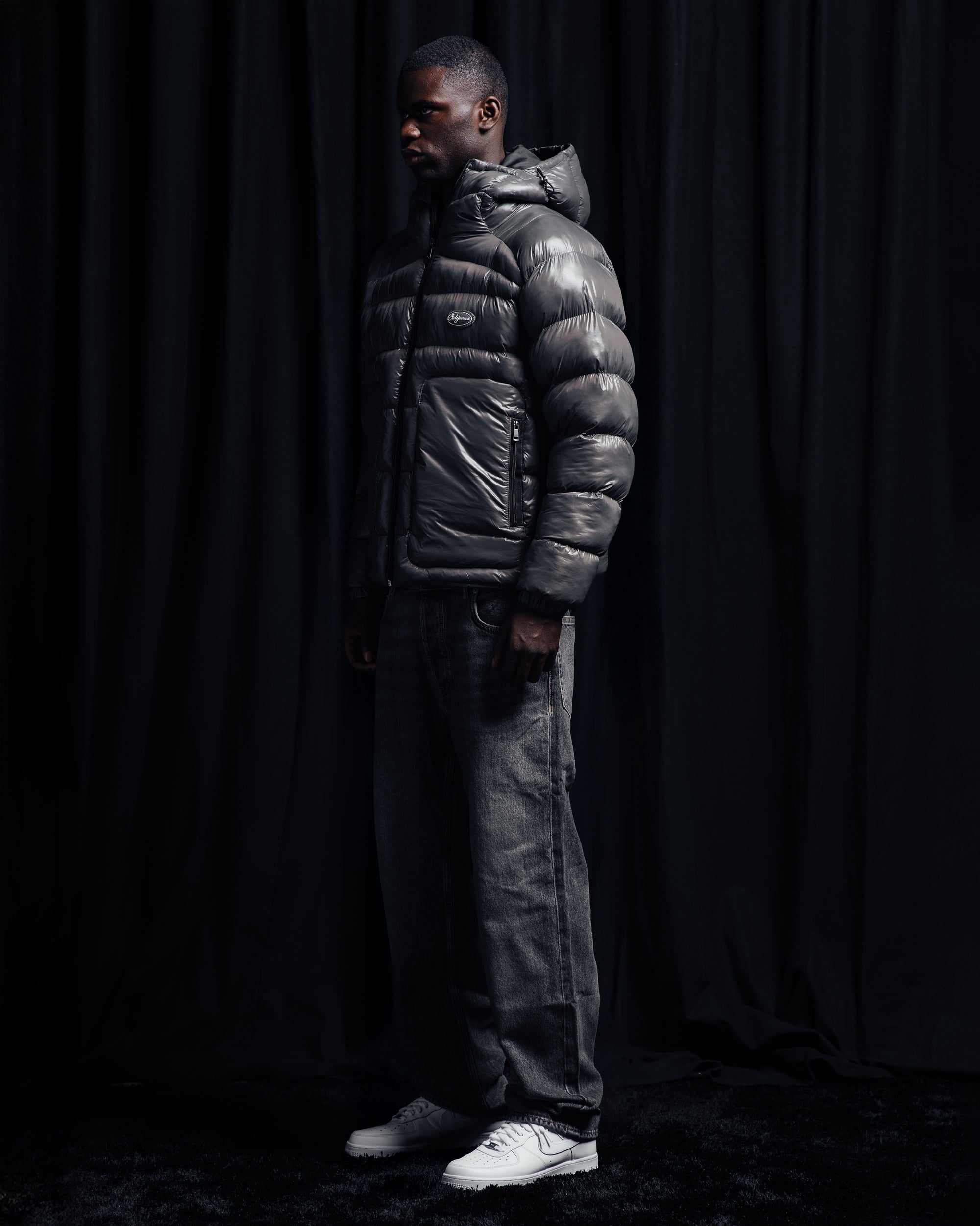 Glossy Puffer Jacket