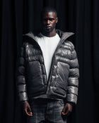 Glossy Puffer Jacket