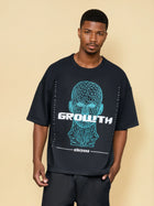 MENTAL GROWTH SIDEJEANS TEE BLACK