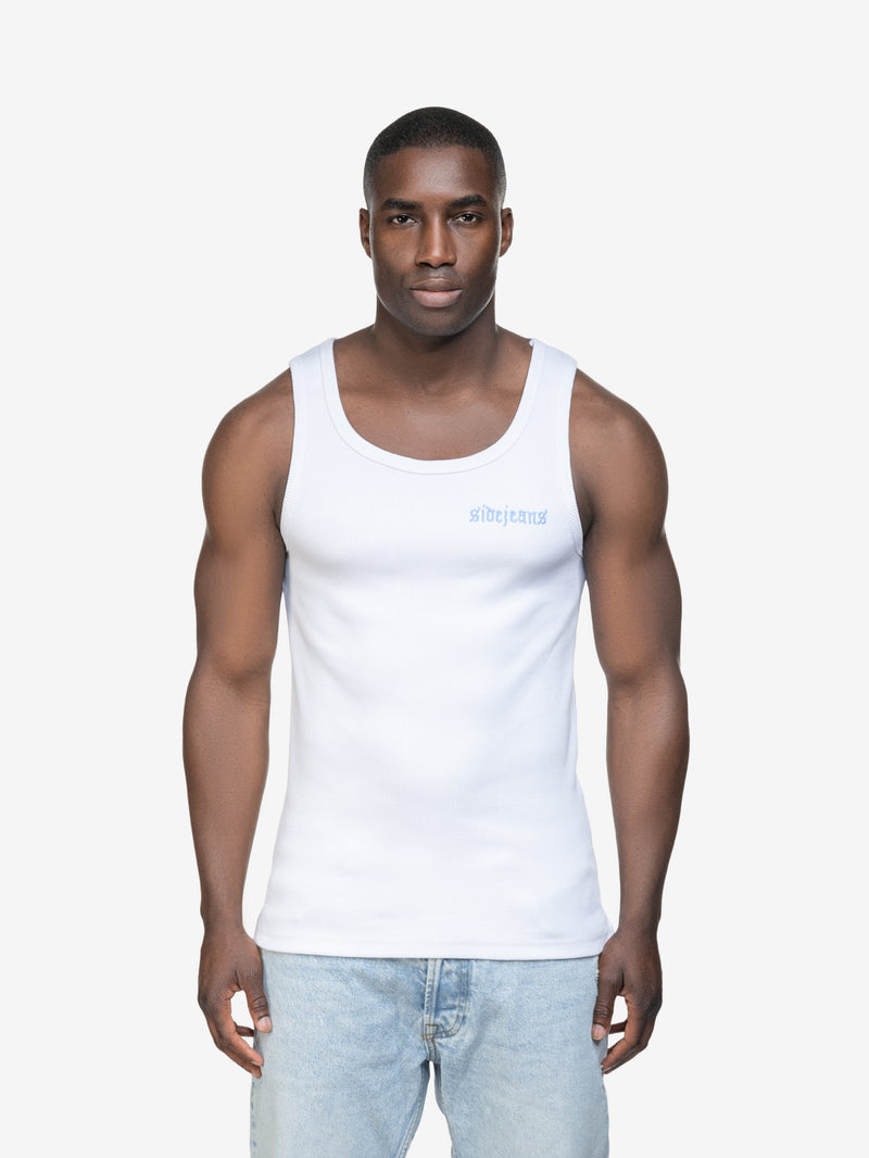 SIDEJEANS TANKTOP WHITE