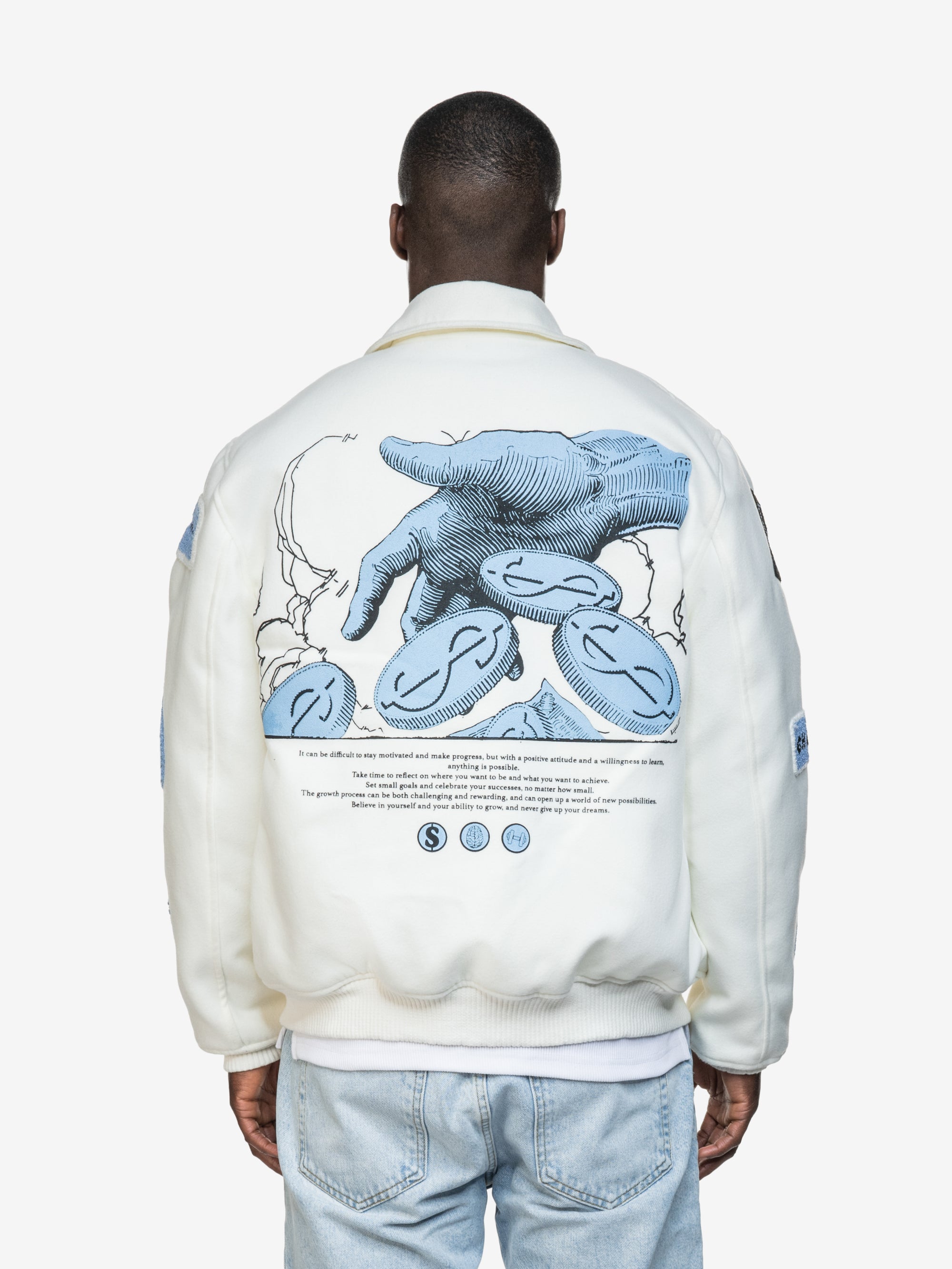SIDEJEANS FINANCIAL GROWTH COLLEGE JACKET