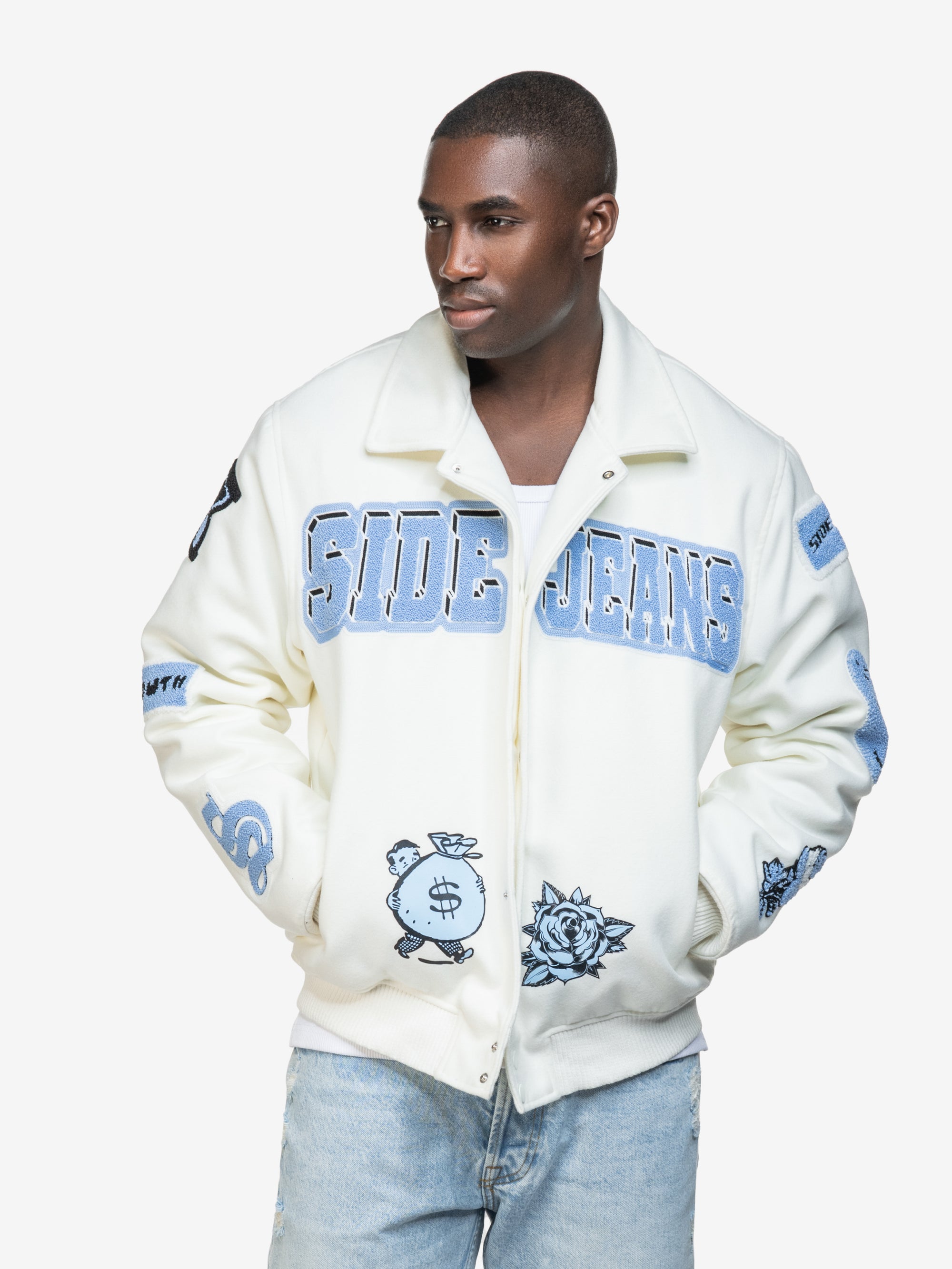 SIDEJEANS FINANCIAL GROWTH COLLEGE JACKET
