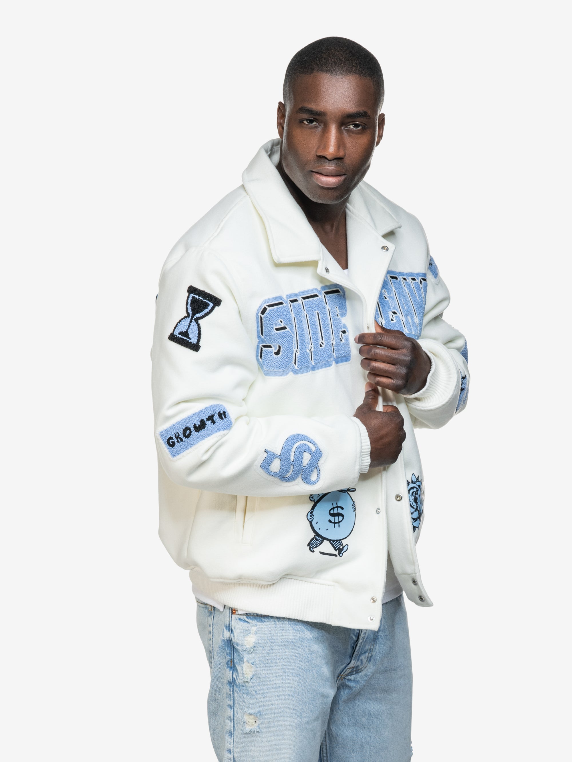 SIDEJEANS FINANCIAL GROWTH COLLEGE JACKET