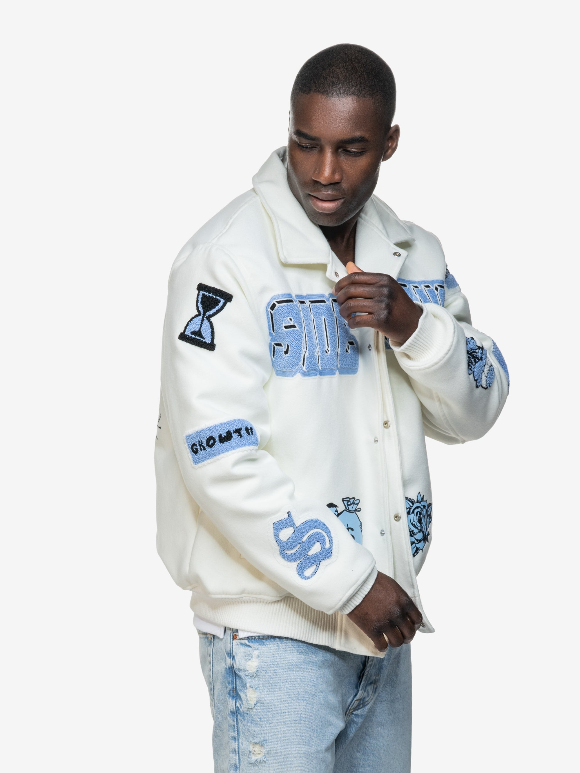SIDEJEANS FINANCIAL GROWTH COLLEGE JACKET