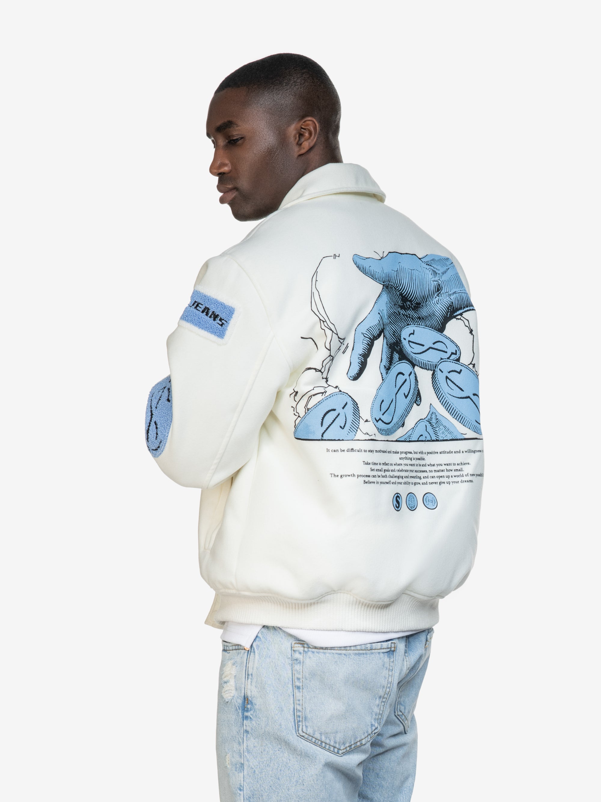 SIDEJEANS FINANCIAL GROWTH COLLEGE JACKET