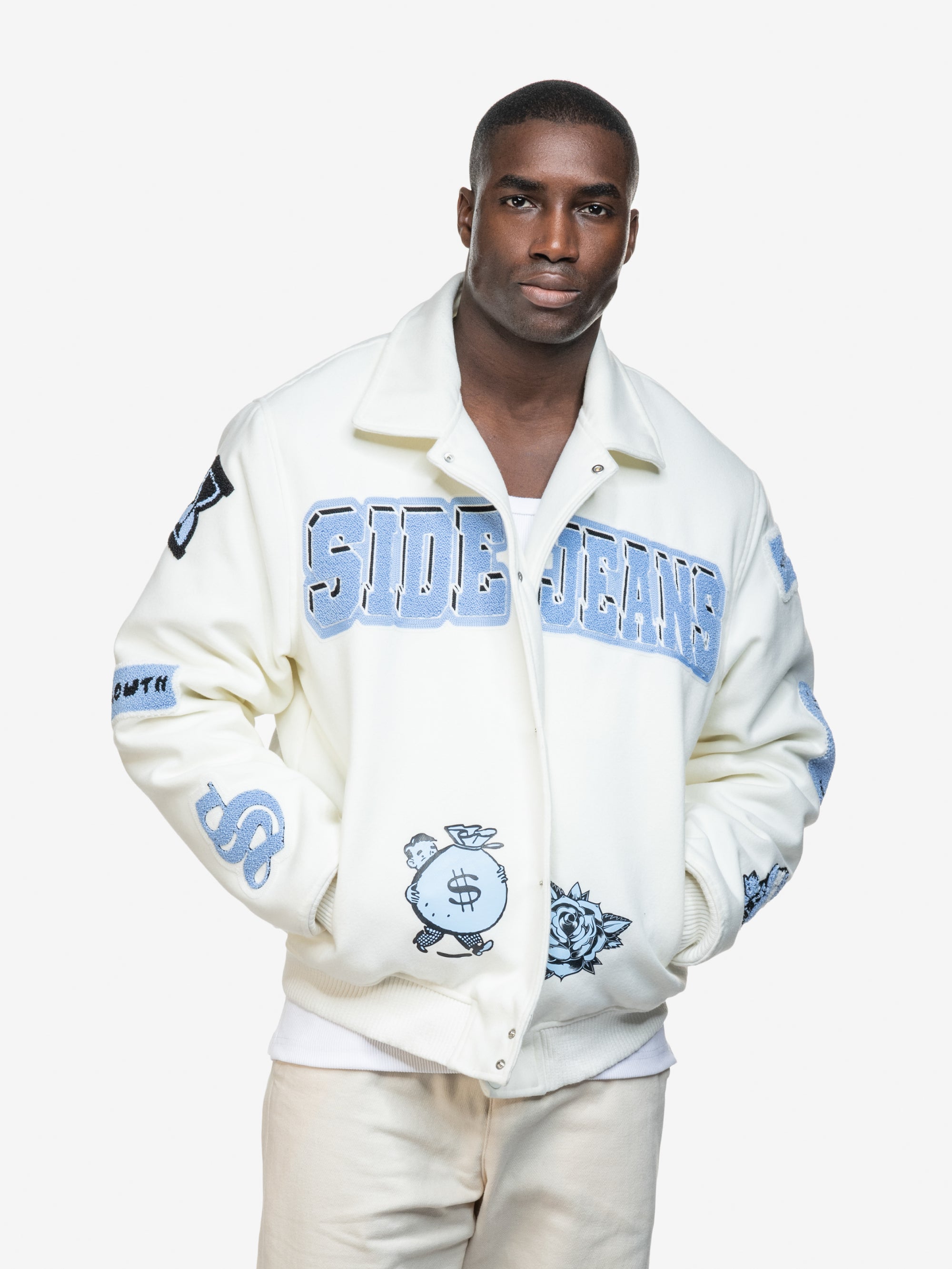 SIDEJEANS FINANCIAL GROWTH COLLEGE JACKET