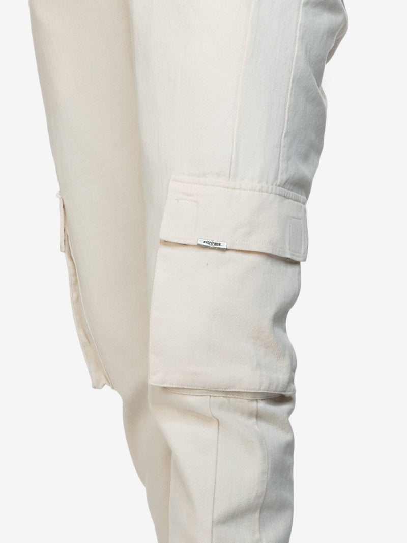 SIDEJEANS CARGO JEANS BEIGE