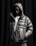 Glossy Puffer Jacket