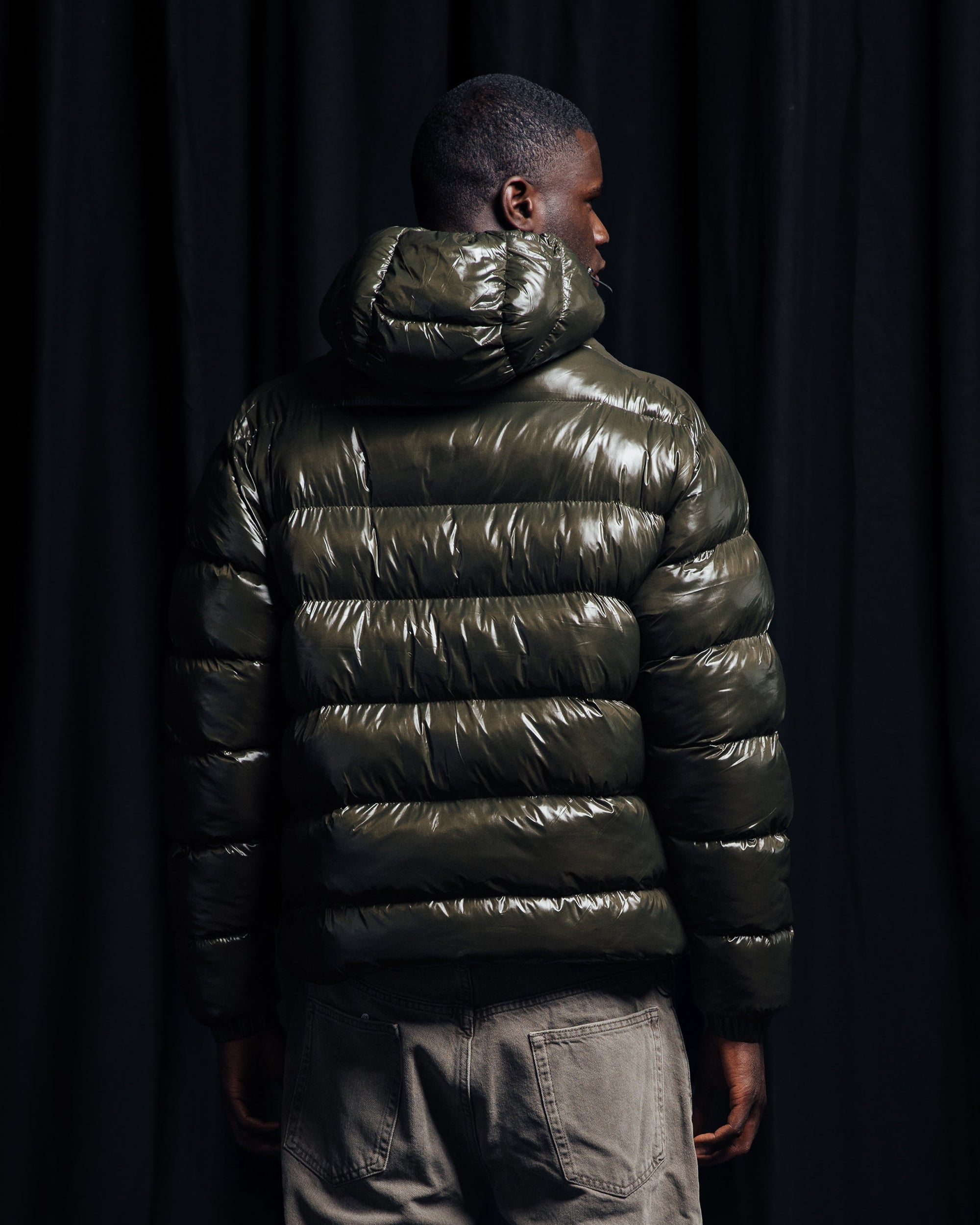 Glossy Puffer Jacket