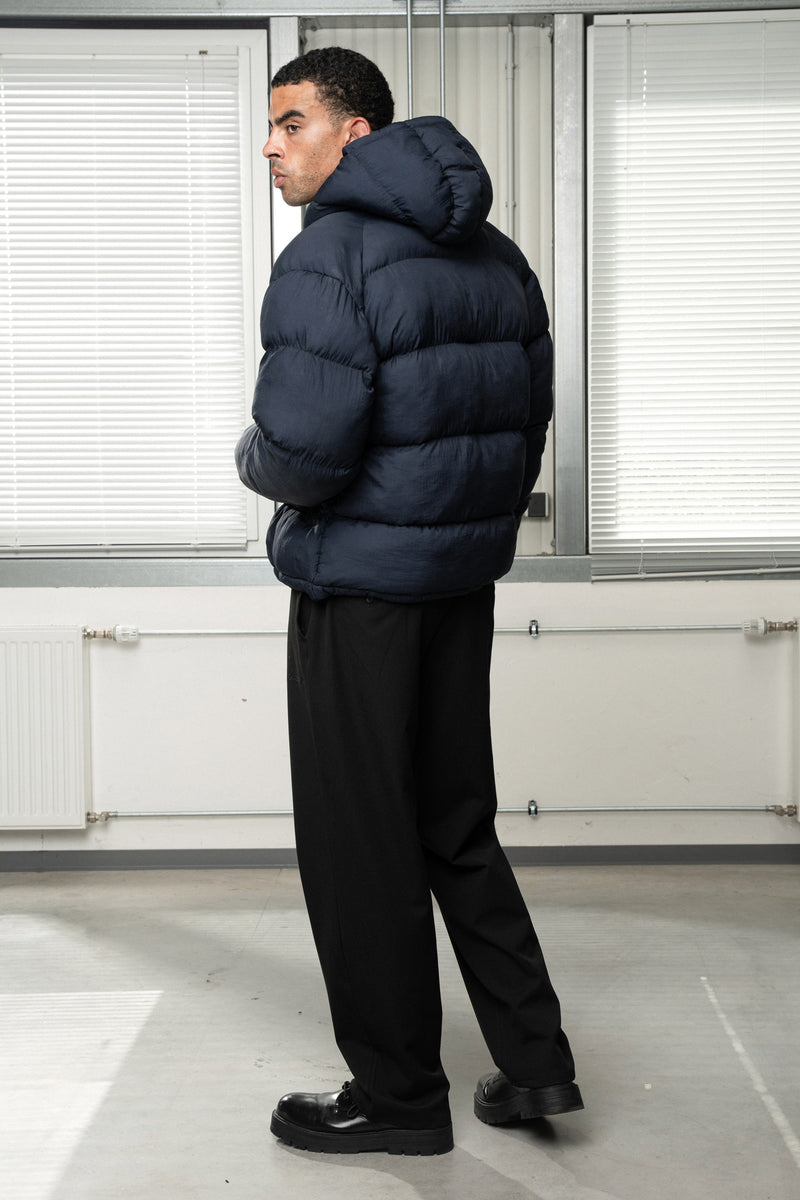 Signature Puffer Dark Navy