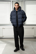 Signature Puffer Dark Navy