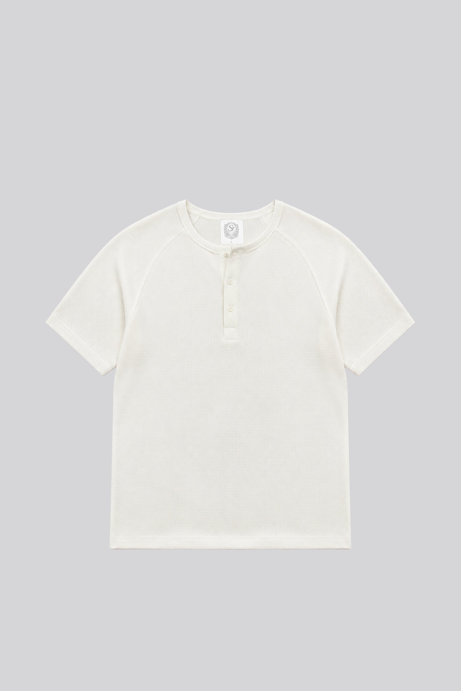 Waffle Slim Henley