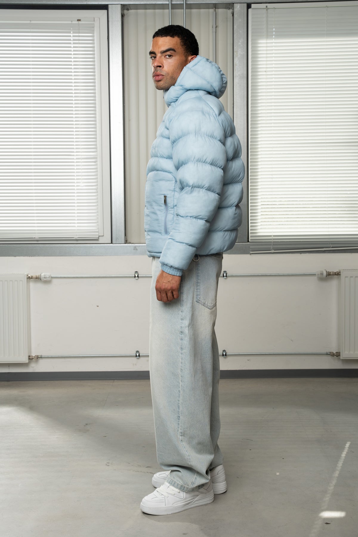 Signature Puffer Baby Blue