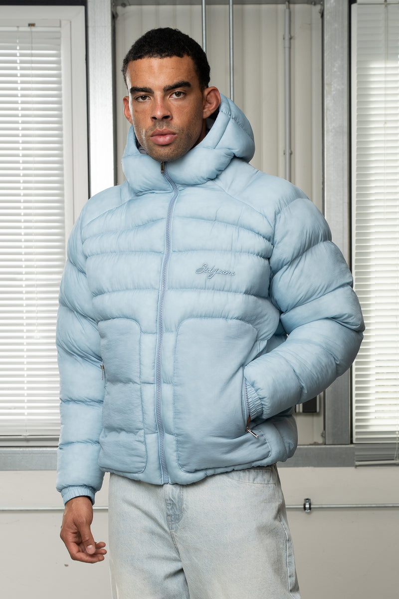 Signature Puffer Baby Blue