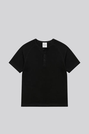 Waffle Slim Henley
