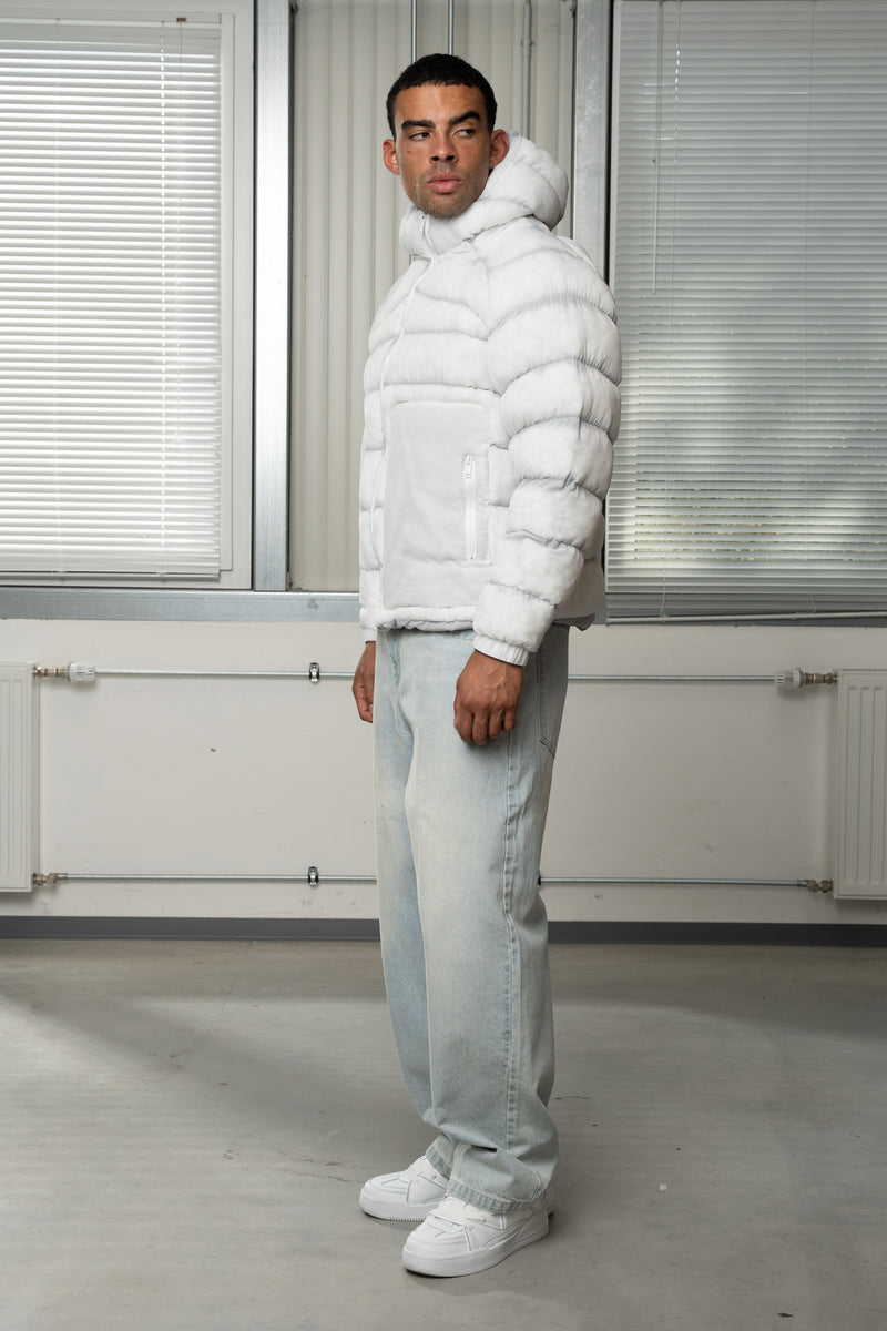 Signature Puffer White
