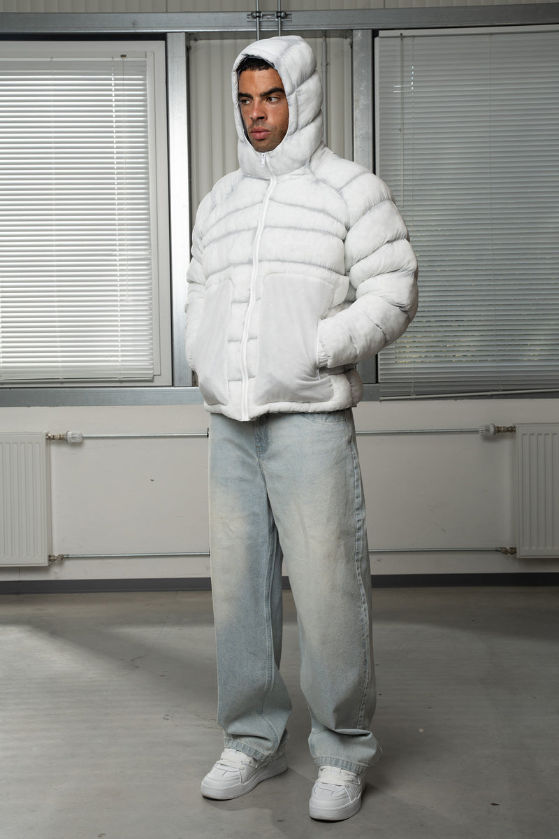 Signature Puffer White
