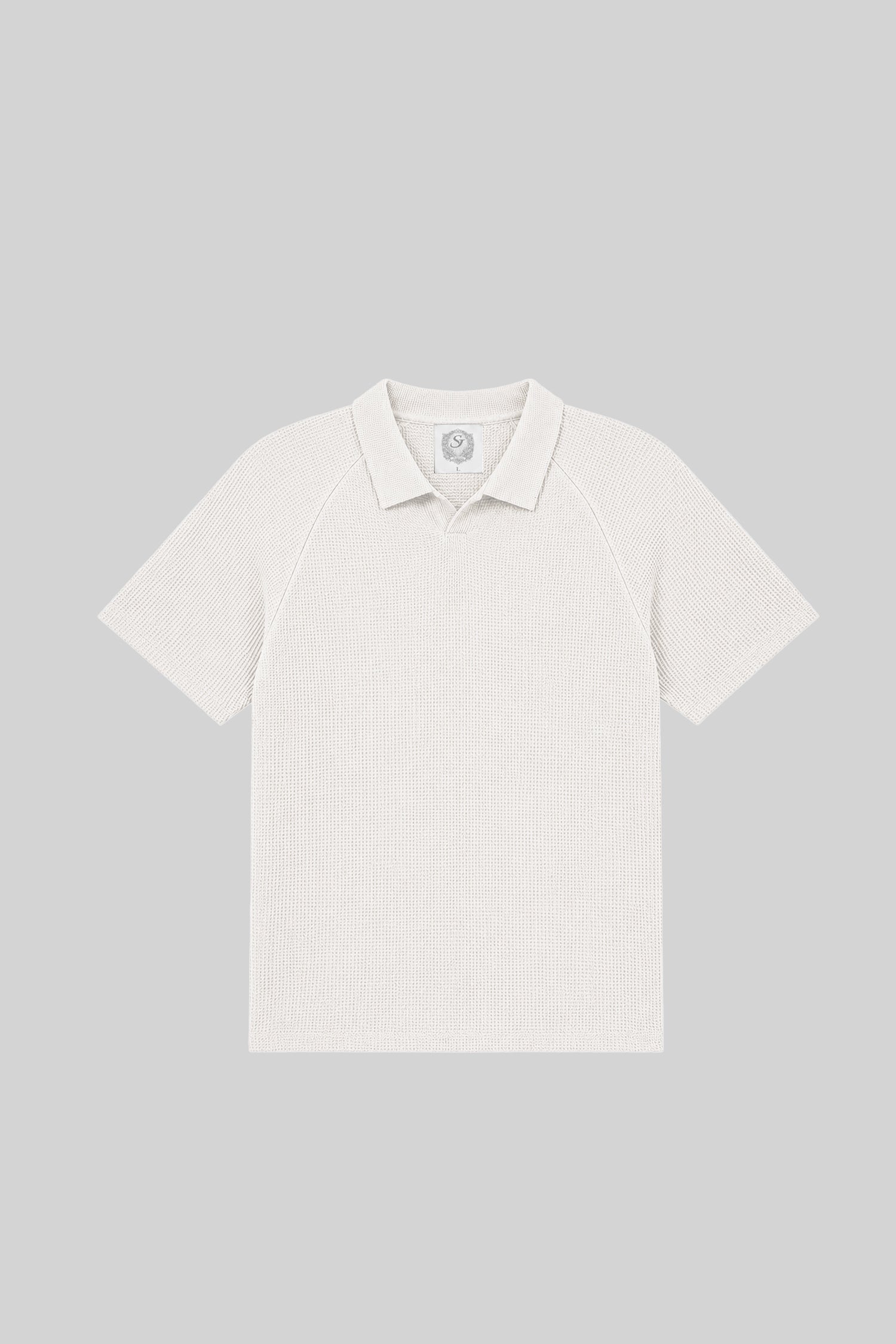 Slim Waffle Polo
