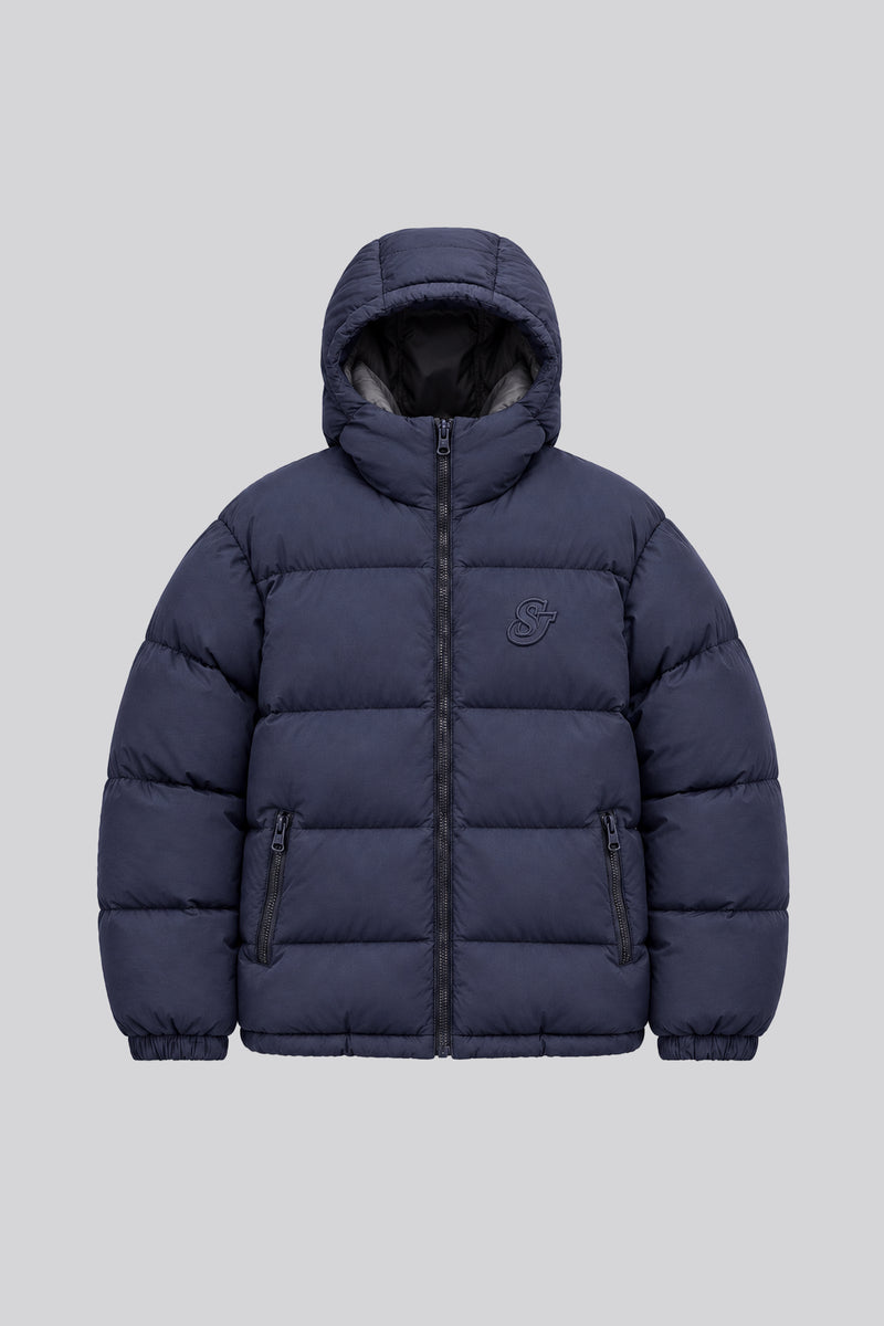 Signature Puffer Dark Navy