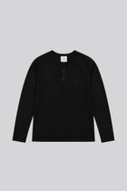 Waffle Slim Henley Longsleeve