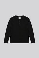 Waffle Slim Henley Longsleeve