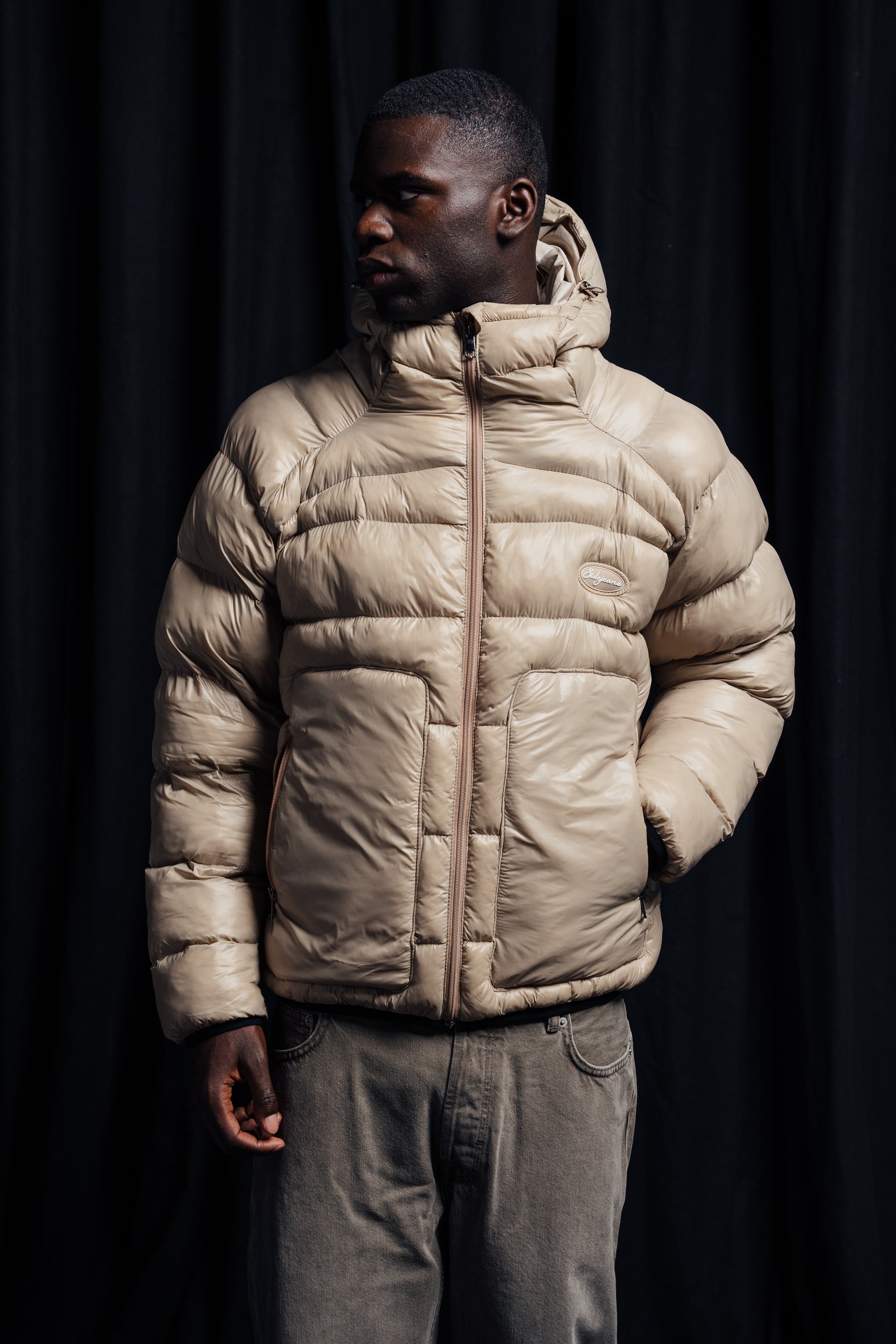 Glossy Puffer Jacket