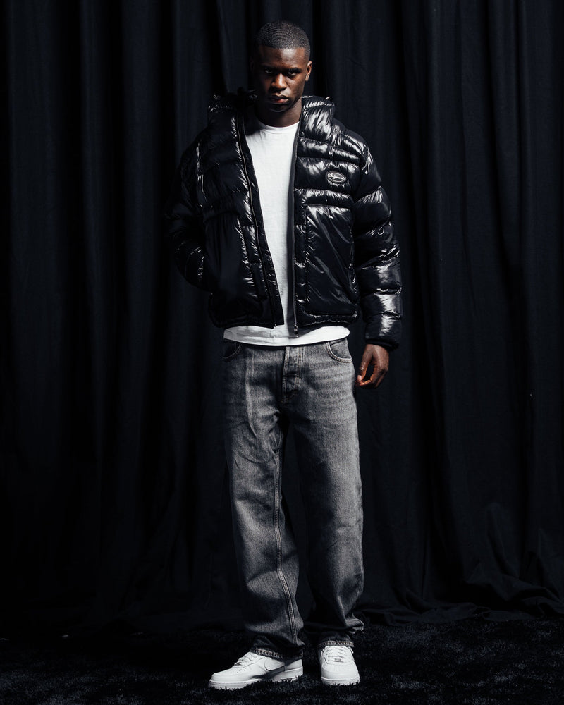 Glossy Puffer Jacket