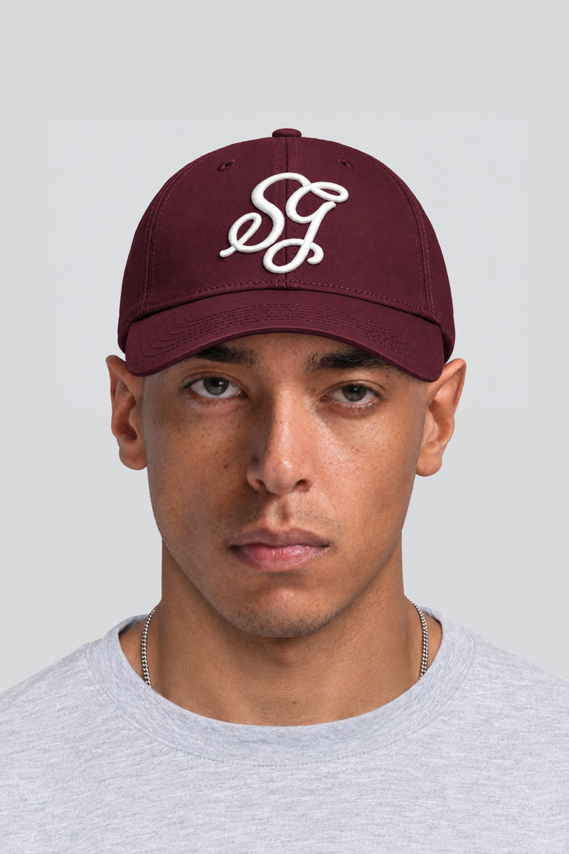 SJ Logo Cap Bordeaux
