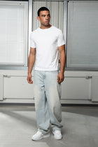 Washed Wide Denim