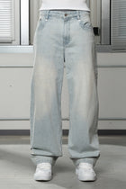 Washed Wide Denim