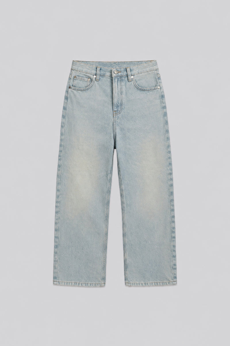 Washed Wide Denim