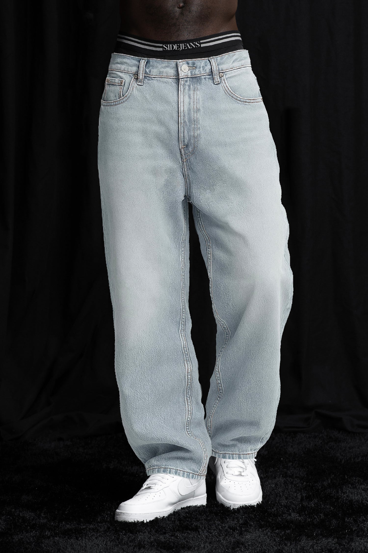 Baggy Fit - Washed Denim