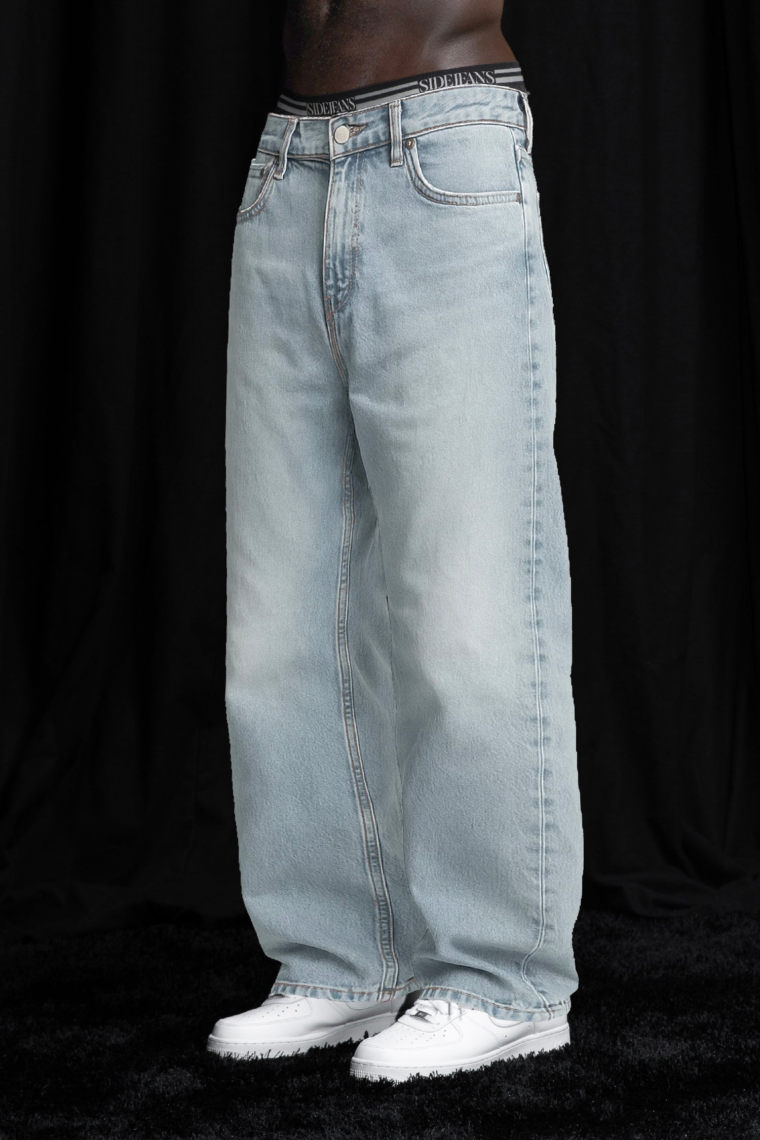 Baggy Fit - Washed Denim