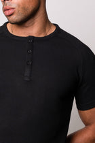 Waffle Slim Henley