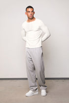 Waffle Slim Henley Longsleeve