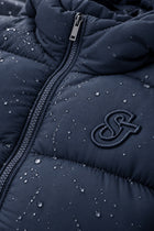 Signature Puffer Dark Navy
