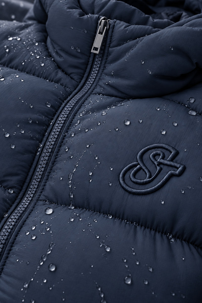 Signature Puffer Dark Navy