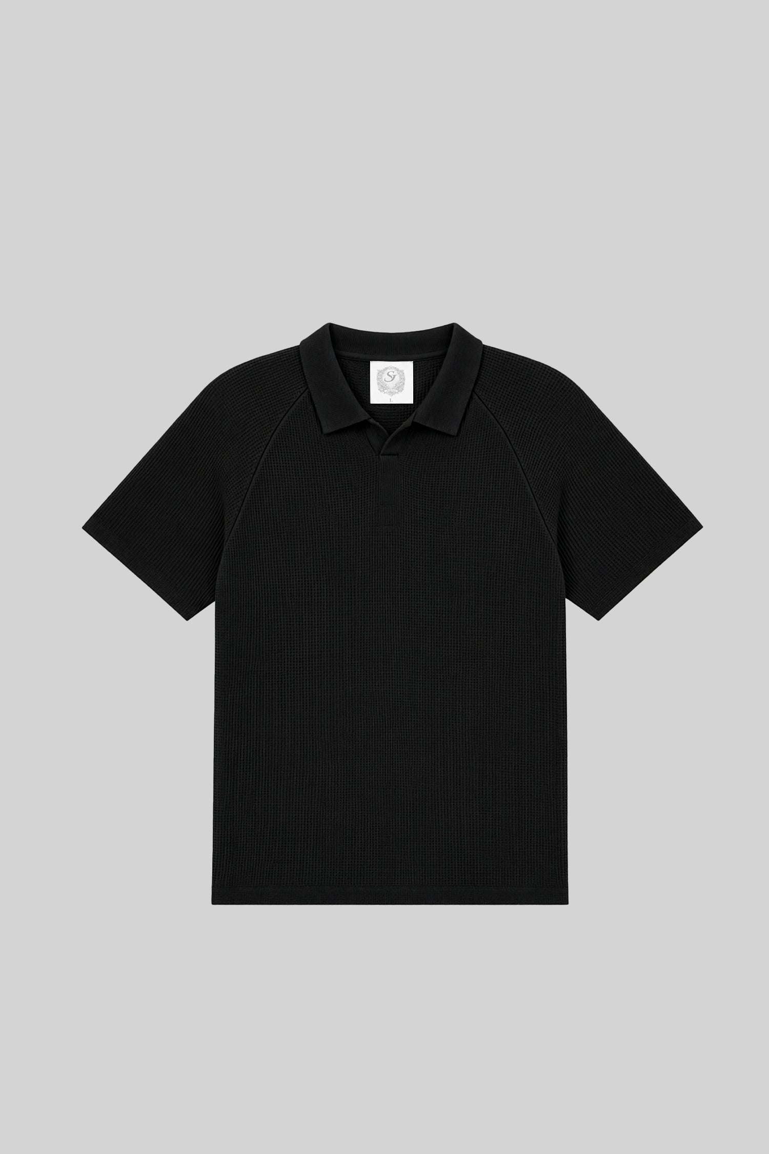 Slim Waffle Polo