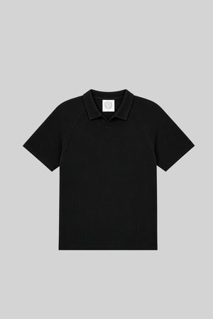 Slim Waffle Polo