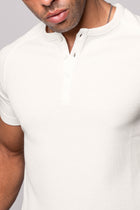 Waffle Slim Henley