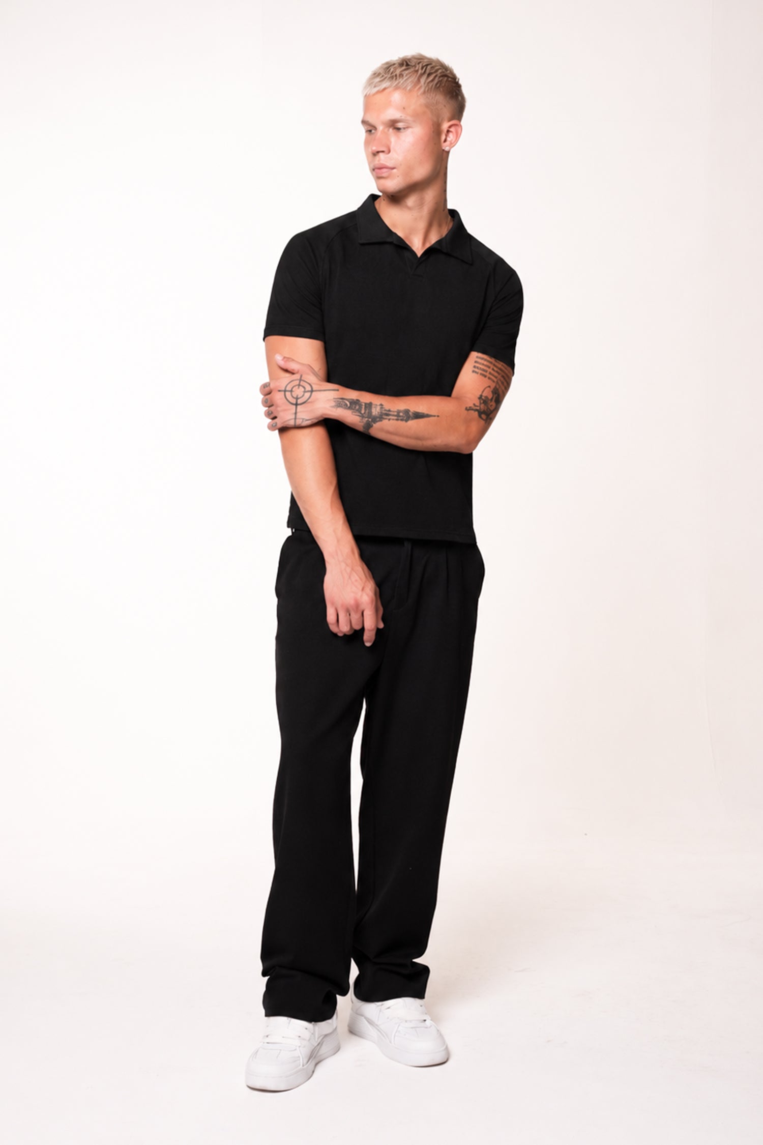 Slim Waffle Polo