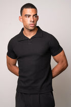 Slim Waffle Polo