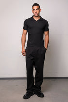 Slim Waffle Polo