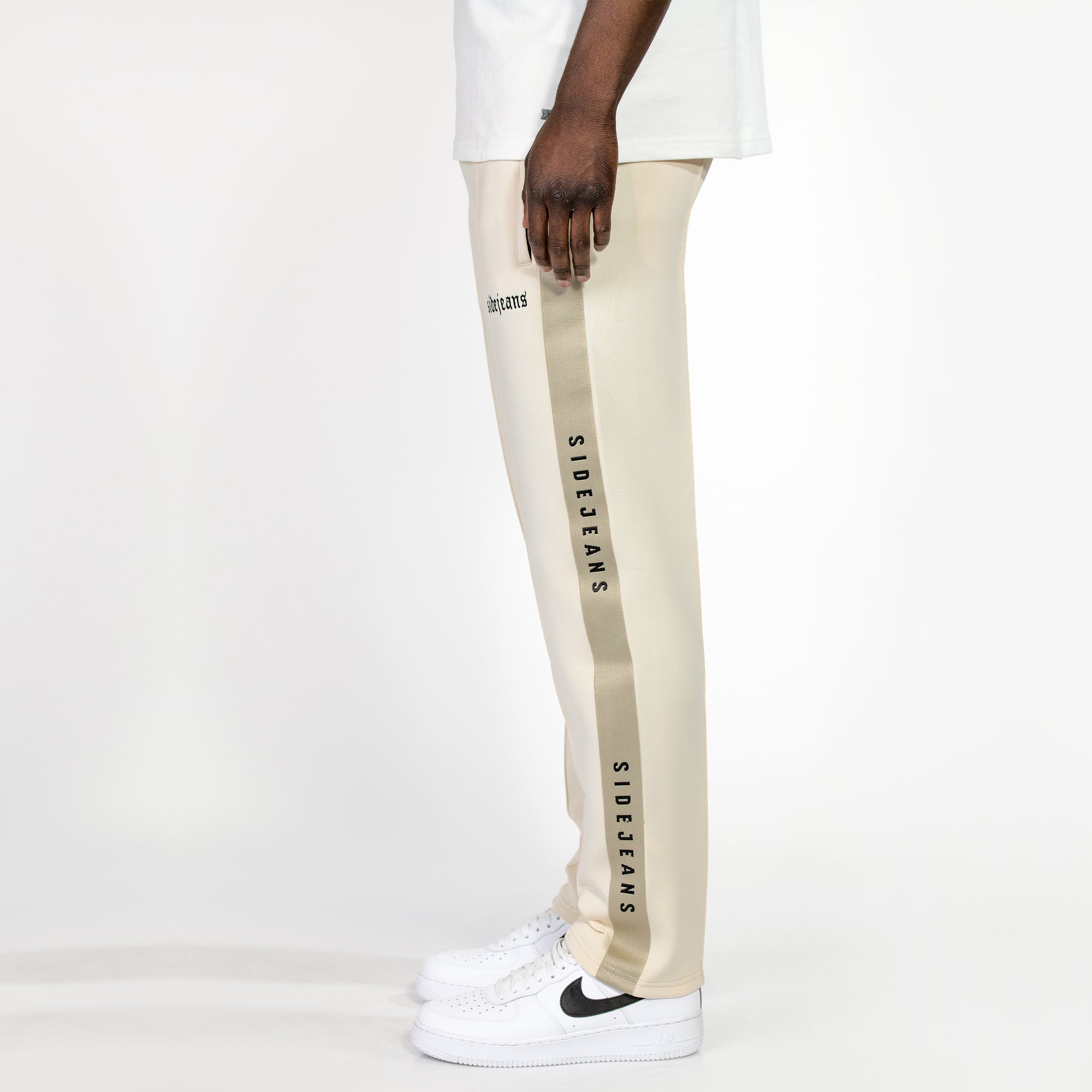 WIDE SIDEJEANS TRACKPANTS