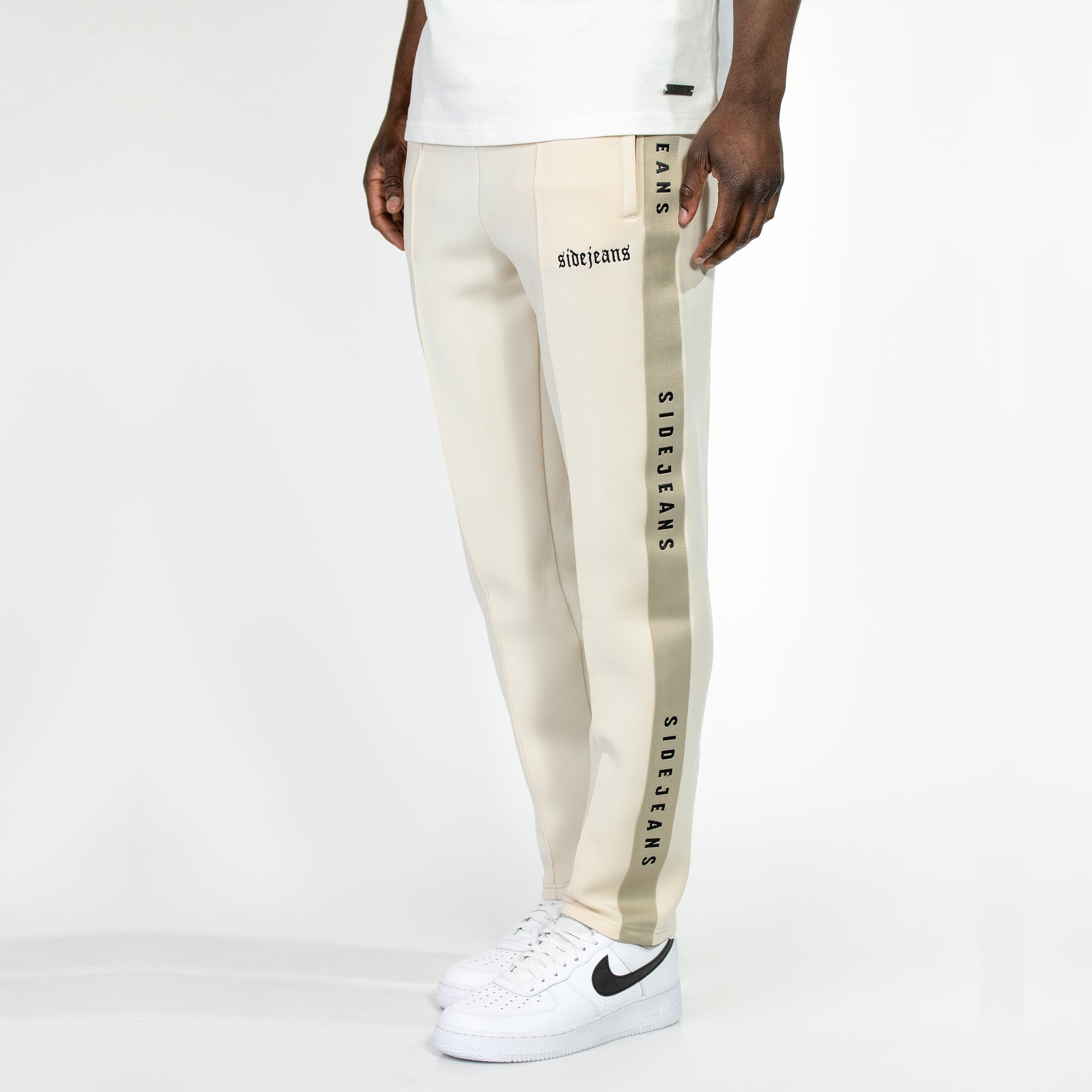 WIDE SIDEJEANS TRACKPANTS